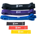 KIT COM 6 FAIXAS ELÁSTICAS MINI BAND E SUPER BAND