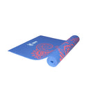 TAPETE DE YOGA MAT EM PVC ESTAMPADO AZUL